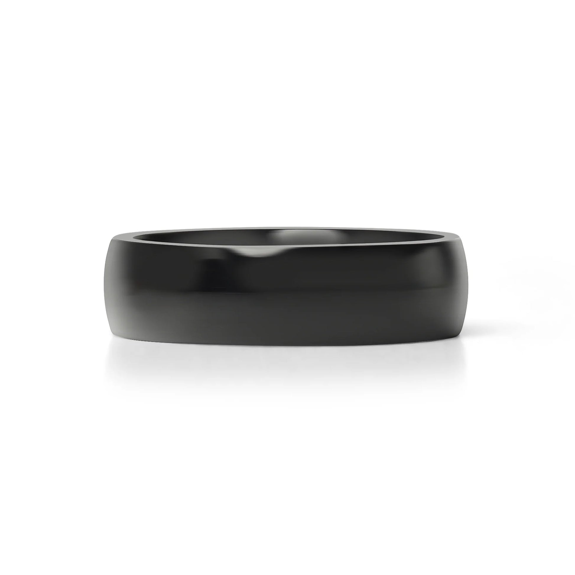 Black Stainless Steel Blank Ring. – Giftopia